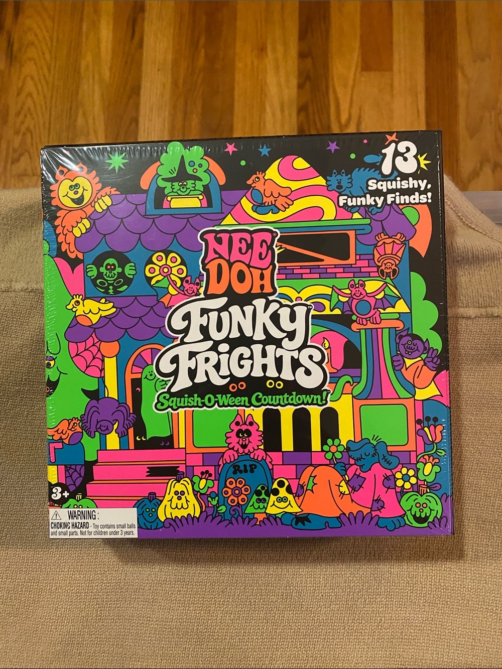 🎃👻RARE NeeDoh Funky Frights Calendar Squish-O-Ween Countdown 13 Pc Halloween NEW